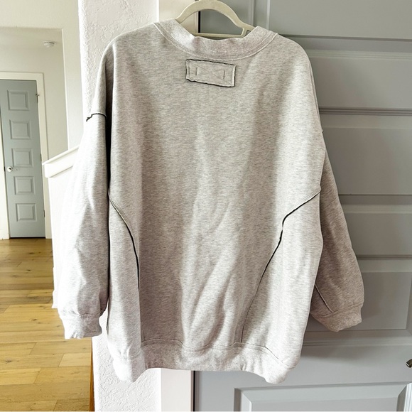 NWT Free People Grandpa Sweatshirt Cardigan - Picture 5 of 5